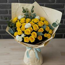 Букет цветов из:  Розы #REPLACE_PRED# Вязовой