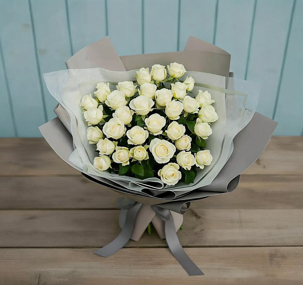 Букет Белоснежная нежность в Вязовой