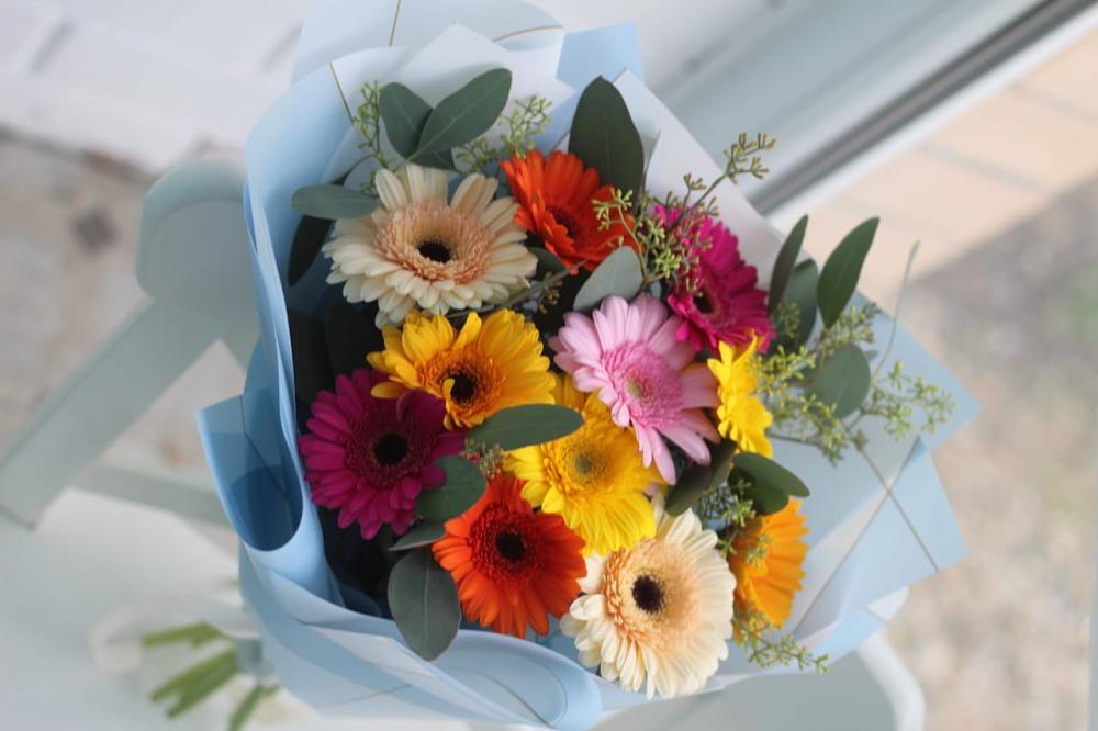 Букет цветов из: Герберы в Вязовой