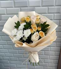 Букет цветов из:  Розы и Хризантемы в Вязовой