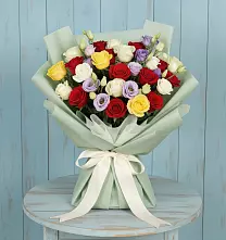 Букет цветов из:  Розы в Вязовой