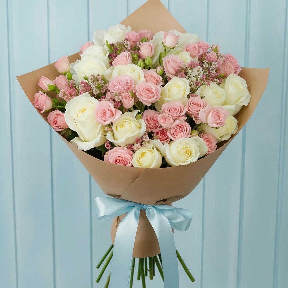 Букет цветов из: Розы в Вязовой