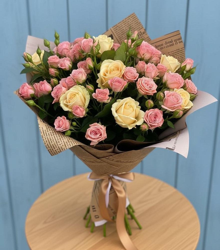 Букет цветов из: Розы в Вязовой