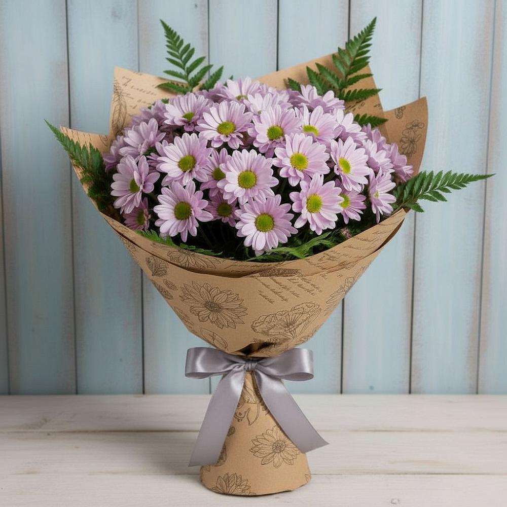 Букет цветов из: Хризантемы в Вязовой