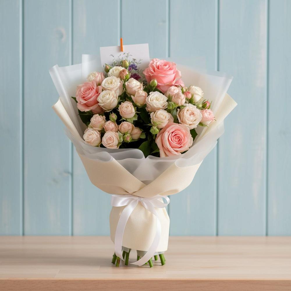 Букет цветов из: Розы в Вязовой