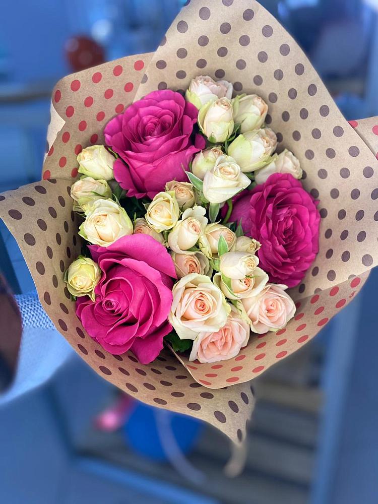 Букет цветов из: Розы в Вязовой