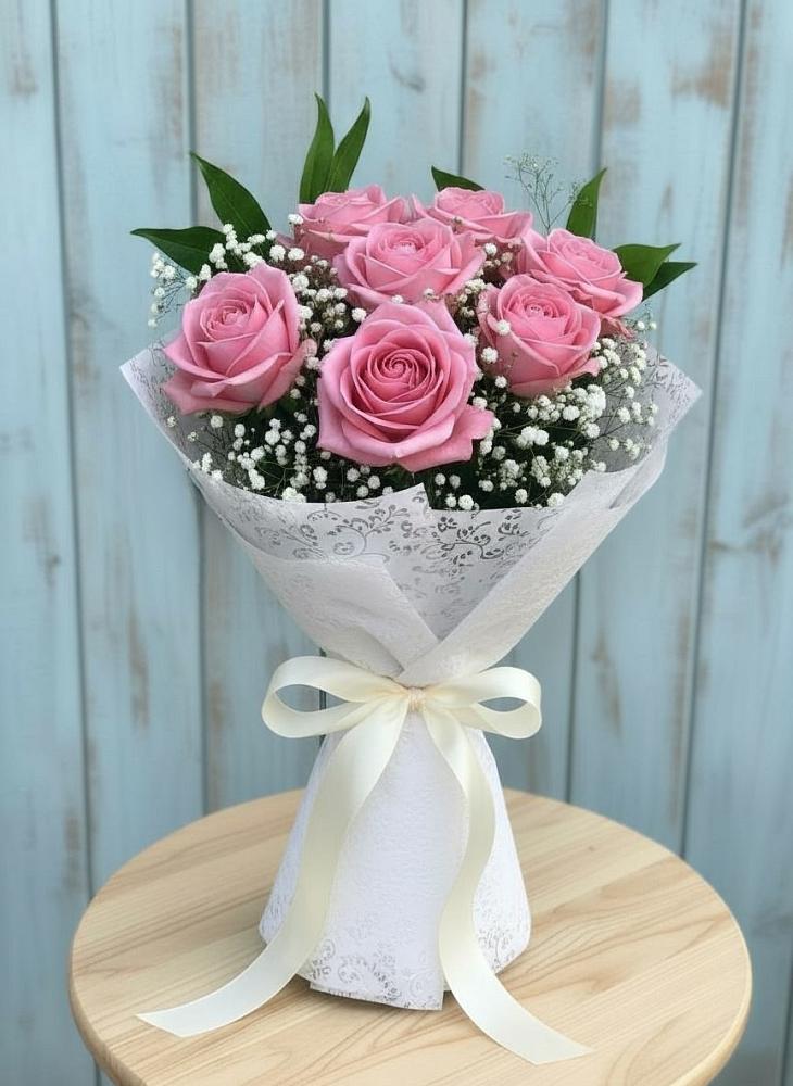 Букет цветов из: Розы в Вязовой
