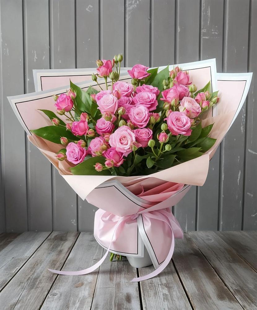 Букет Розовый кустик в Вязовой