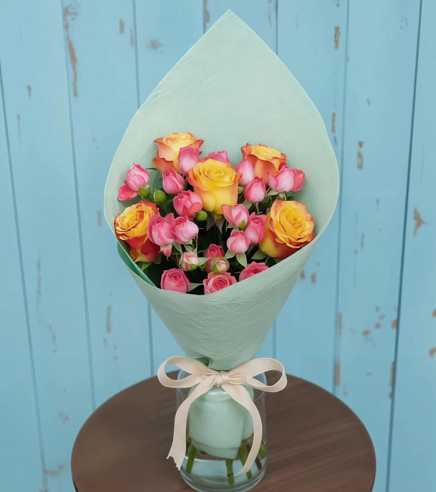 Букет цветов из: Розы в Вязовой