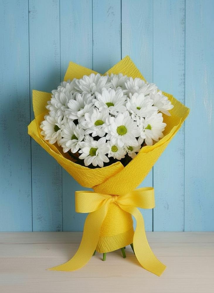 Букет цветов из: Хризантемы в Вязовой