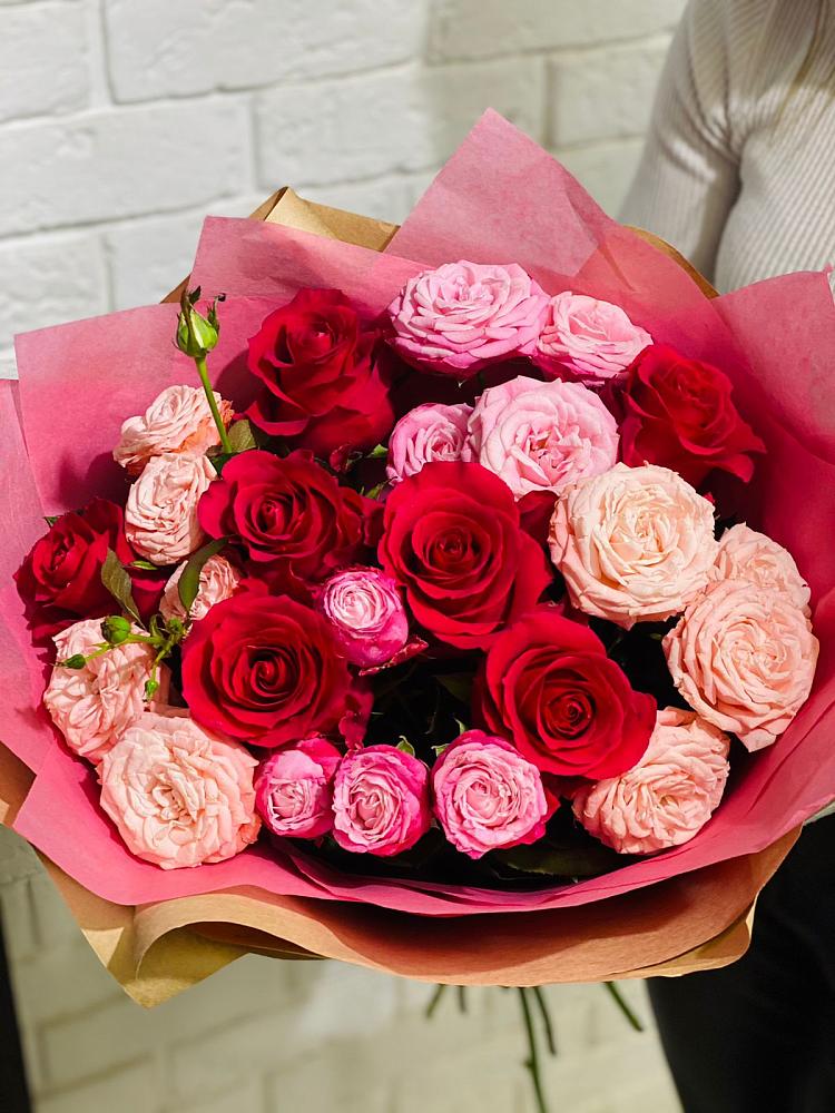 Букет цветов из: Розы в Вязовой