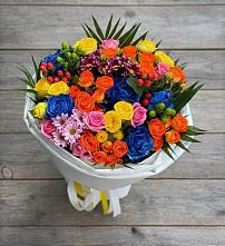 Букет цветов из:  Розы и Хризантемы в Вязовой
