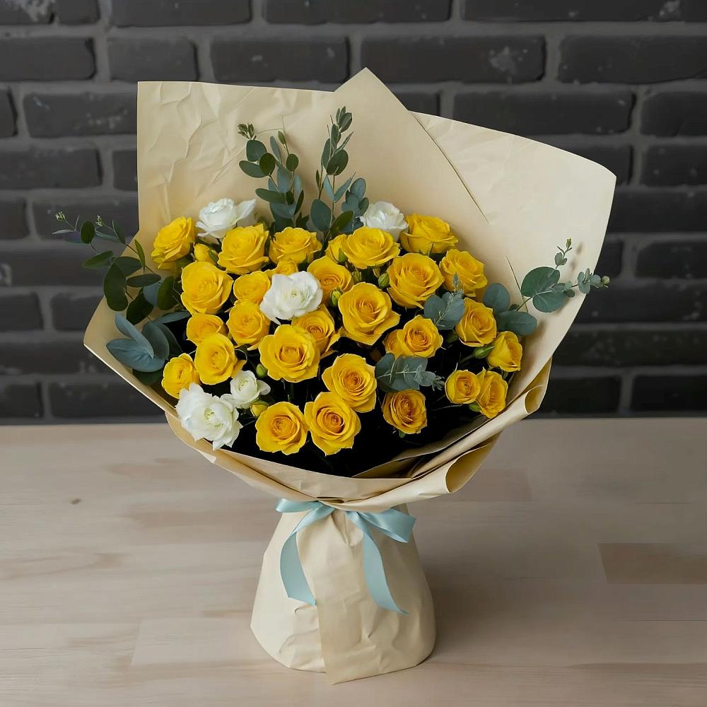 Букет цветов из: Розы в Вязовой