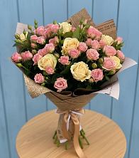 Букет цветов из:  Розы в Вязовой