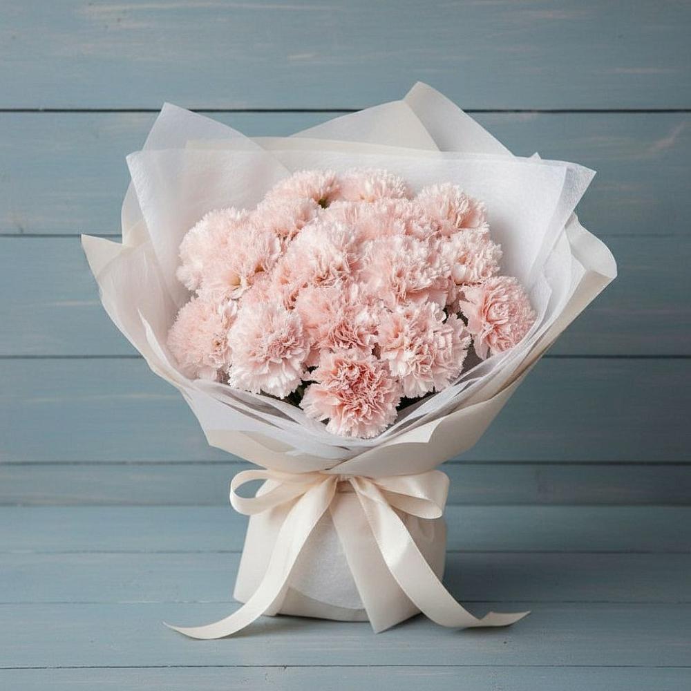 Букет цветов из: Гвоздики в Вязовой