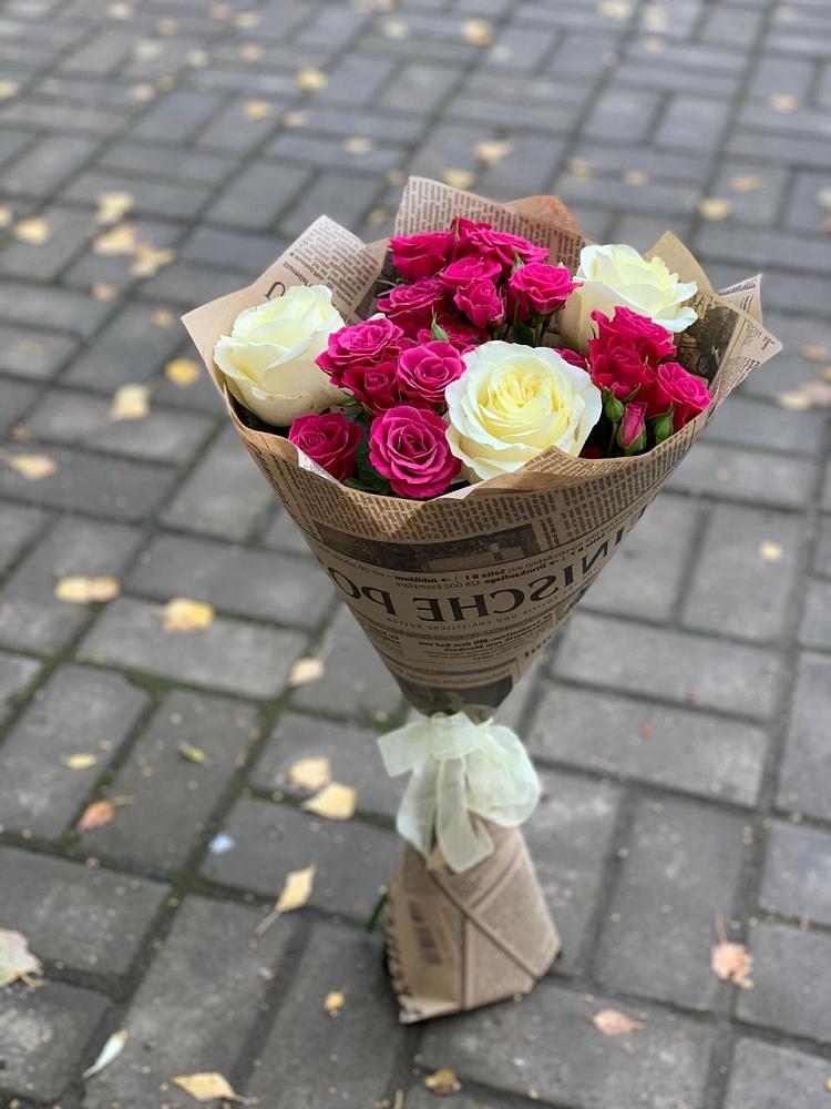 Букет цветов из: Розы в Вязовой