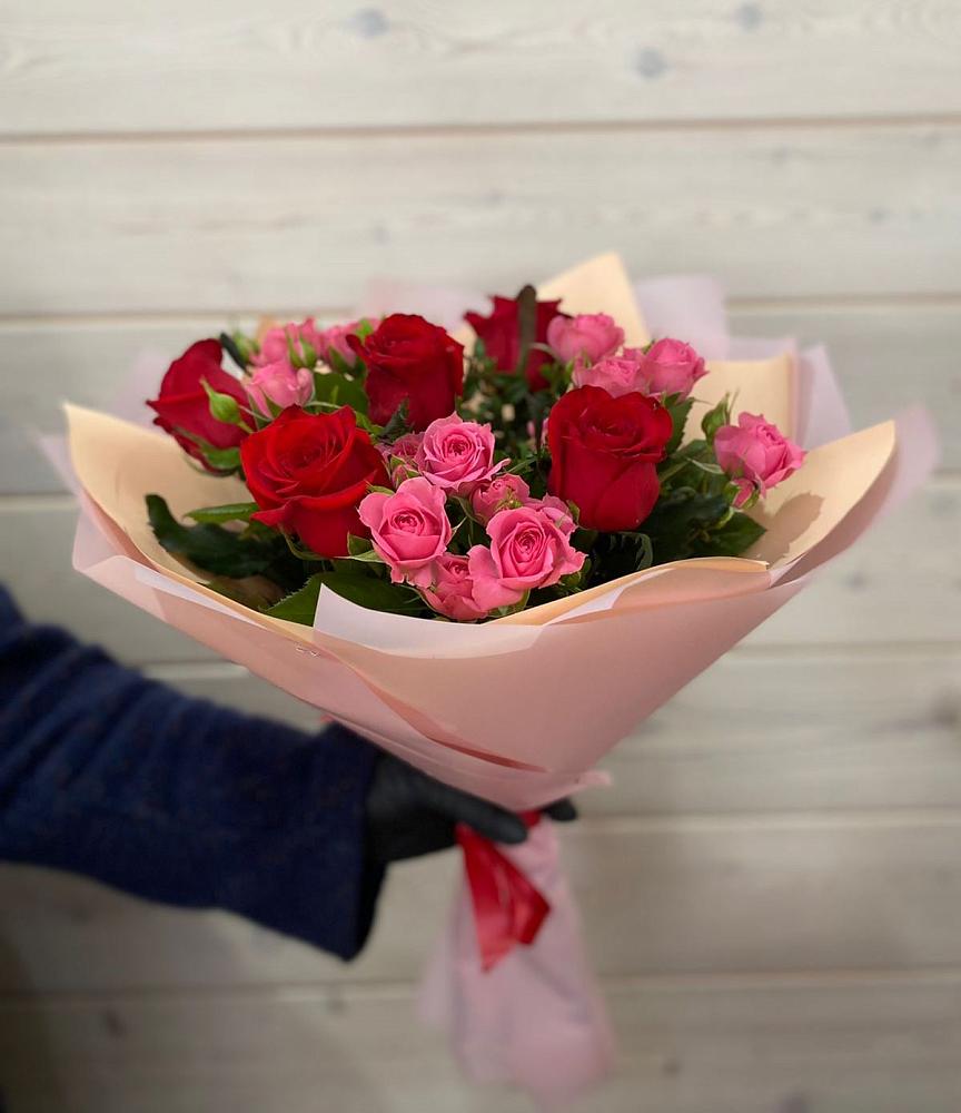 Букет цветов из: Розы в Вязовой
