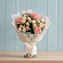 Букет цветов из:  Розы в Вязовой