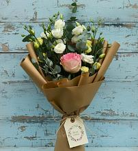 Букет цветов из:  Розы и Лизиантусы #REPLACE_PRED# Вязовой