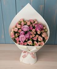 Букет цветов из:  Розы #REPLACE_PRED# Вязовой