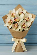 Букет цветов из:  Орхидеи и Розы в Вязовой